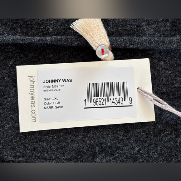 Johnny Was Cashmere Sweater Brenda Cape NWT L/XL - Picture 5 of 16